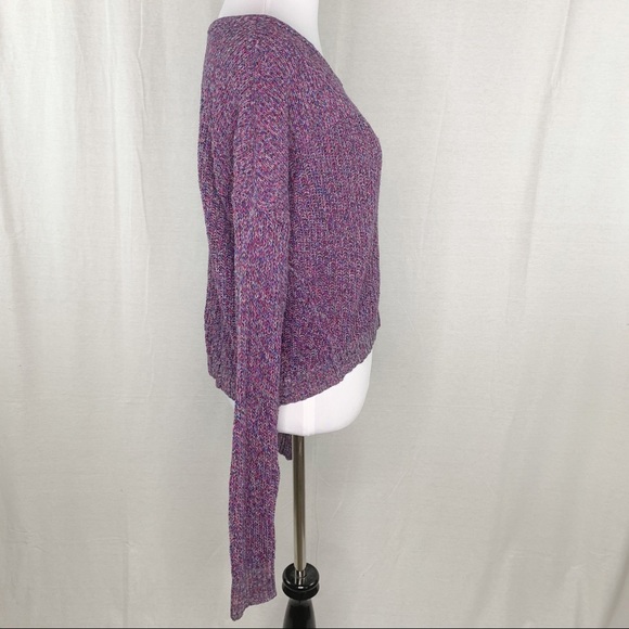 American Eagle purple and pink sweater - Picture 11 of 14